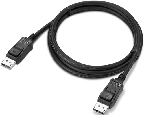 Lenovo 4X91U92142 DisplayPort cable 1.8 m Black