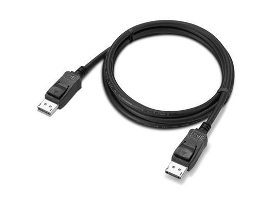 Lenovo 4X91U92142 DisplayPort cable 1.8 m Black - Thumbnail 2
