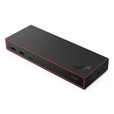 Lenovo 40BF0135UK Wired USB4 100 W 1000 Mbit/s Black Eclipse Black