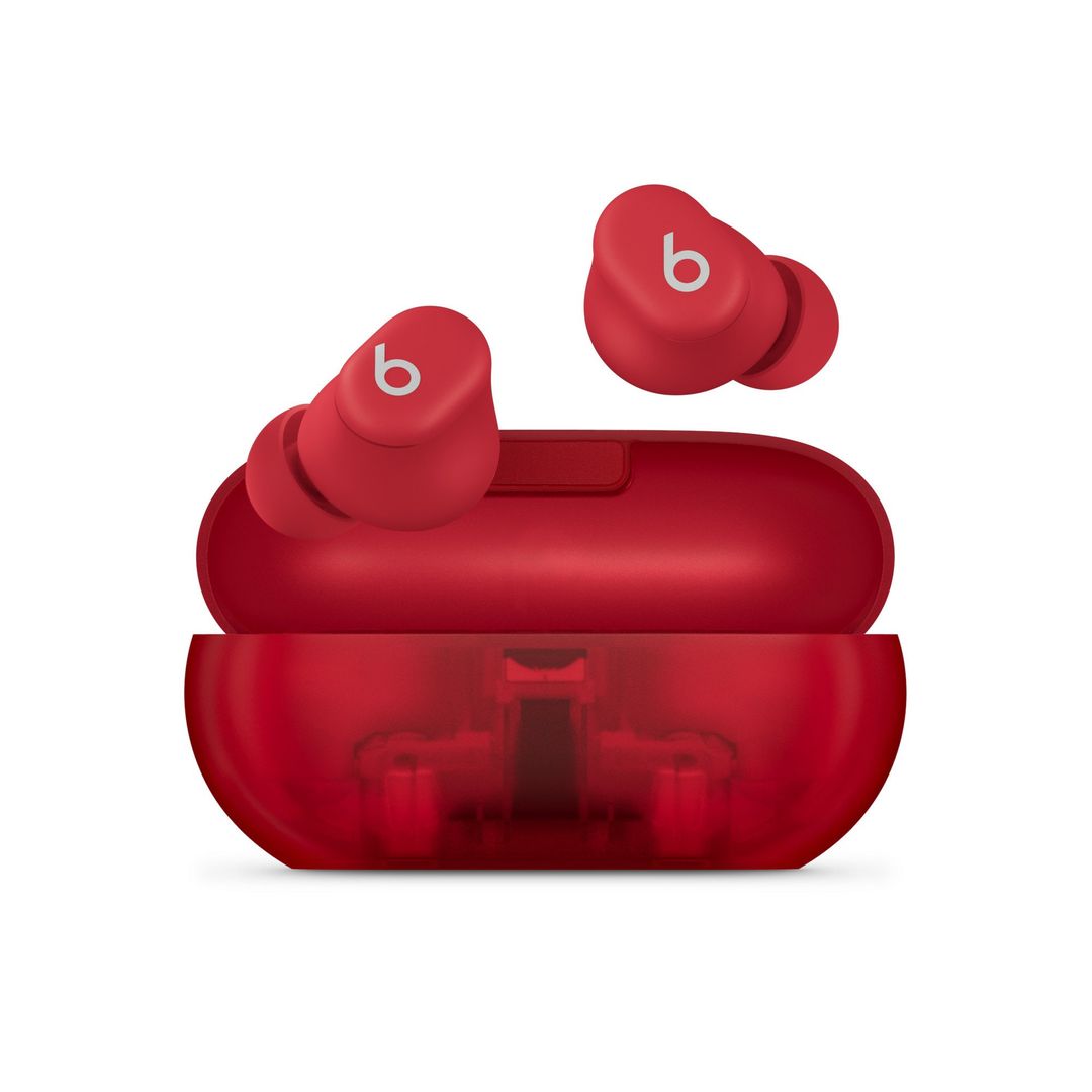 Apple Beats Solo Buds - True Wireless Earbuds - Transparent Red - Image 1