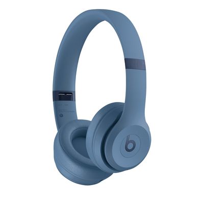Apple Beats Solo 4 Headphones Wired & Wireless Head-band Calls/Music USB Type-C Bluetooth Blue