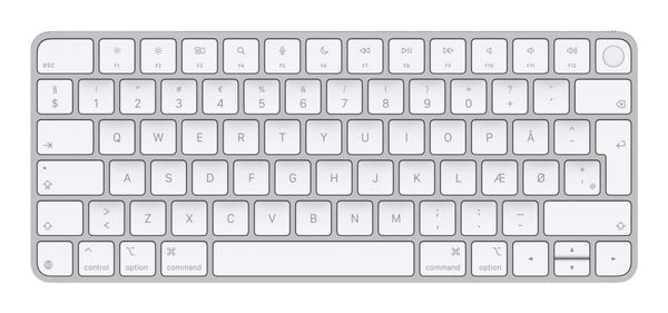 Apple Magic keyboard Universal USB + Bluetooth QWERTY Danish White