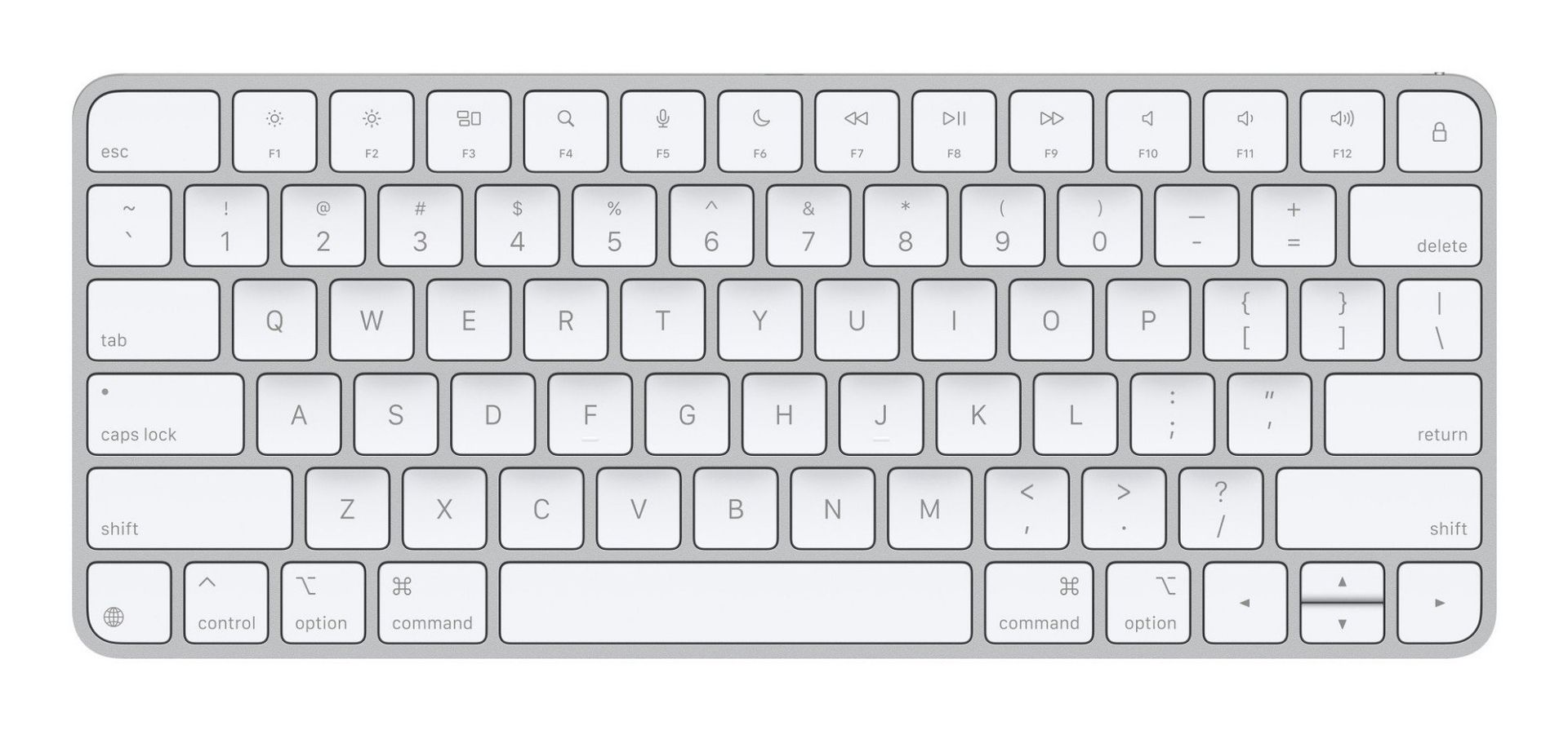 Apple Magic keyboard Universal USB + Bluetooth QWERTY US English White - Image 1