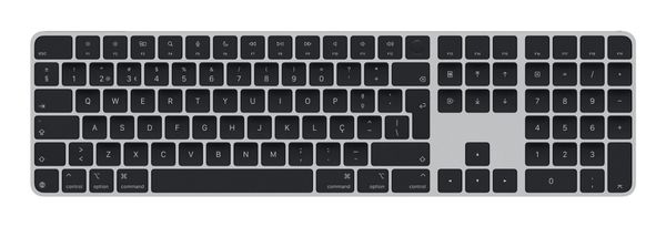 Apple Magic keyboard Universal USB + Bluetooth QWERTY Portuguese Black