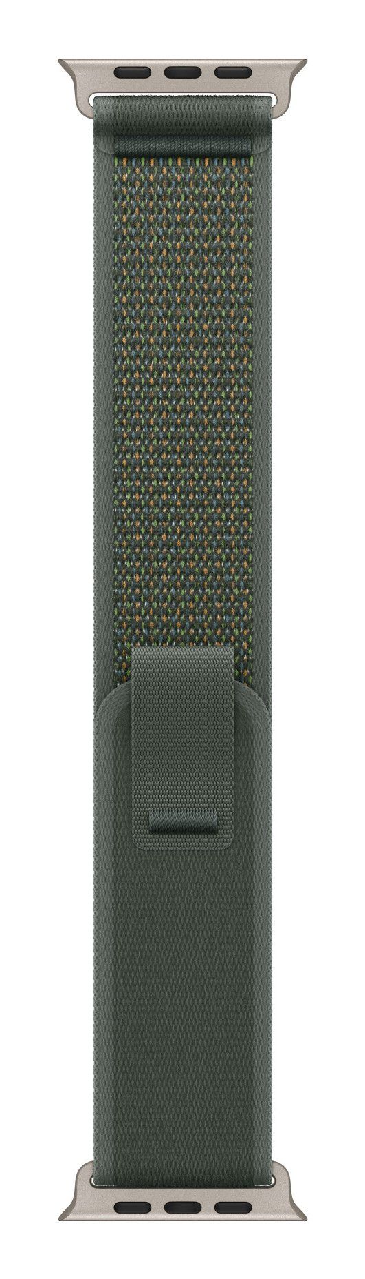Apple 49mm Green Trail Loop - M/L - Natural Titanium Finish - Image 1