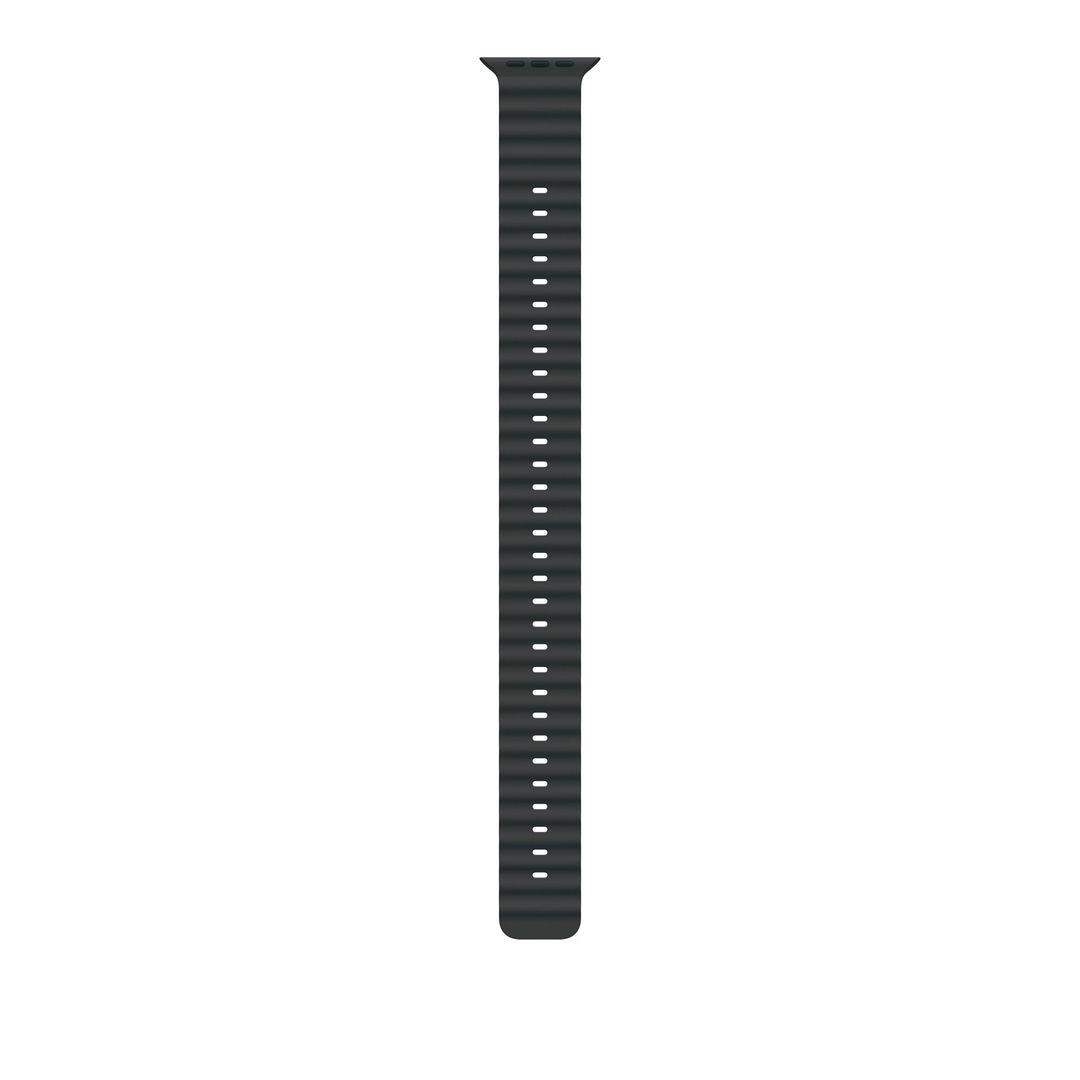 Apple 49mm Black Ocean Band Extension - Natural Titanium Finish - Image 1