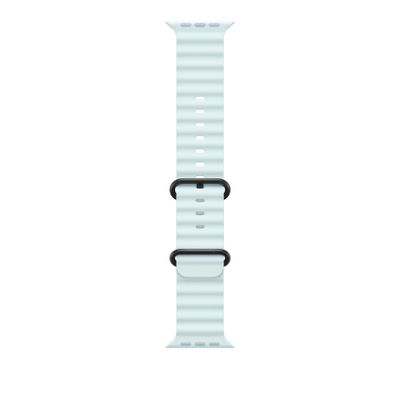 Apple 49mm Ice Blue Ocean Band - Black Titanium Finish