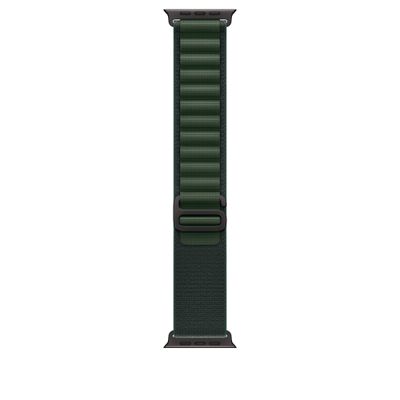Apple 49mm Dark Green Alpine Loop - Medium - Black Titanium Finish