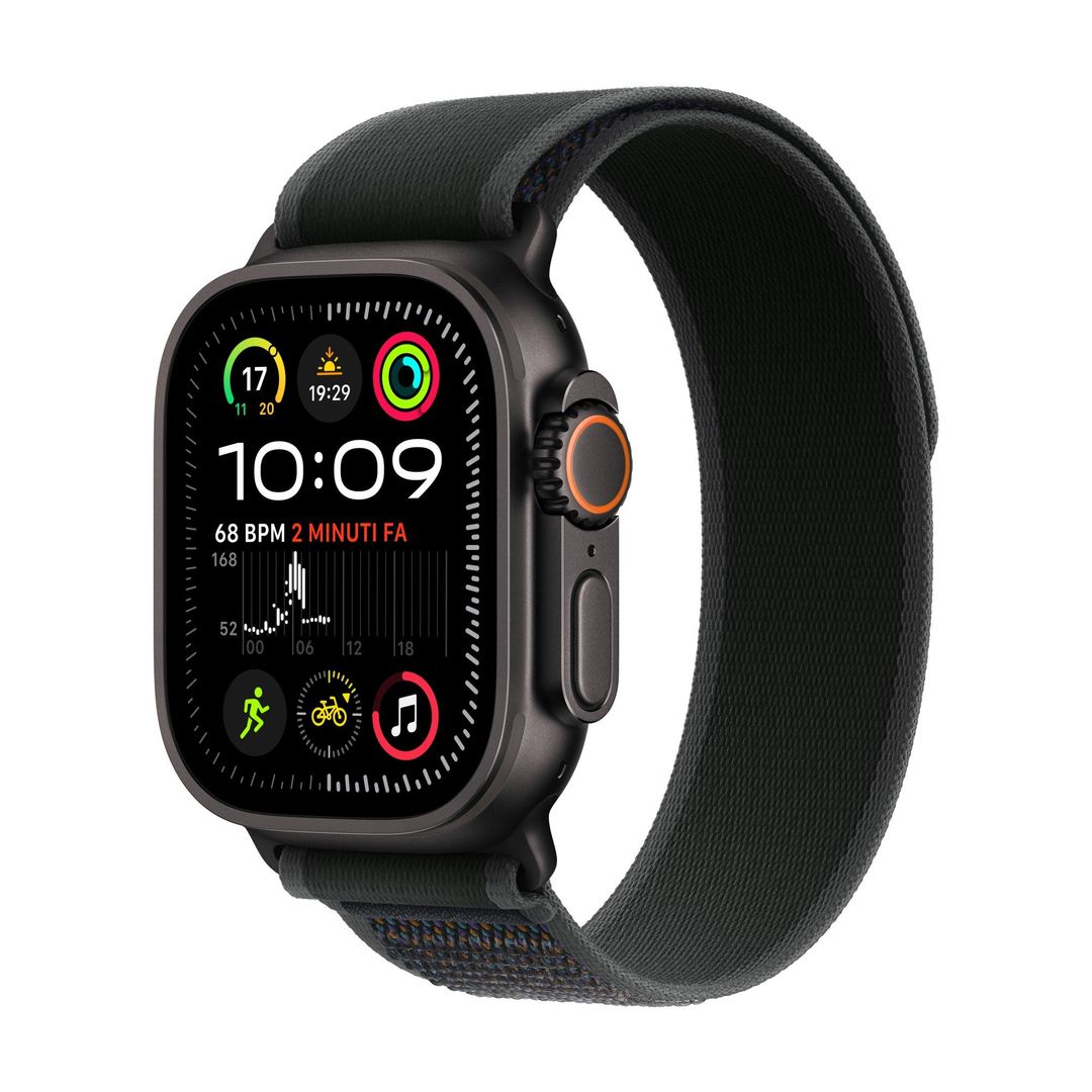 Apple Watch Ultra 2 GPS + Cellular 49mm Black Titanium Case with Black Trail Loop - M/L - Image 1