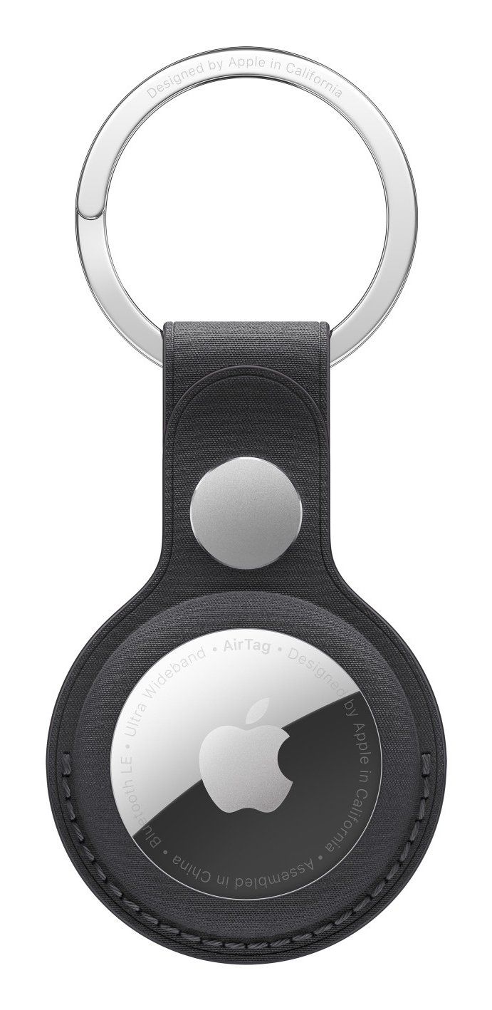 Apple AirTag FineWoven Key Ring - Black - Image 1