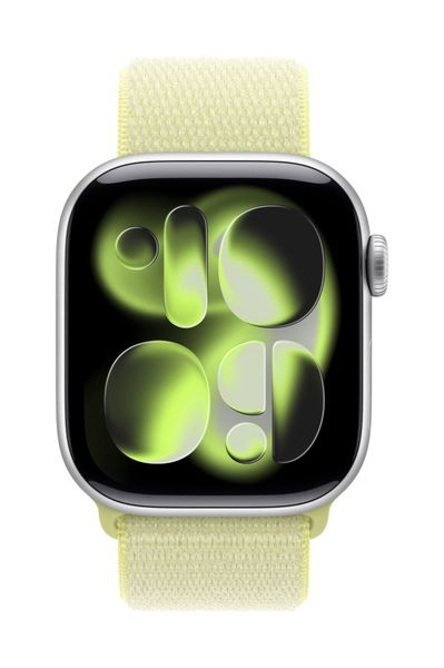 Apple MFFF4ZM/A Smart Wearable Accessories Band Yellow Nylon, Recycled polyester, Spandex