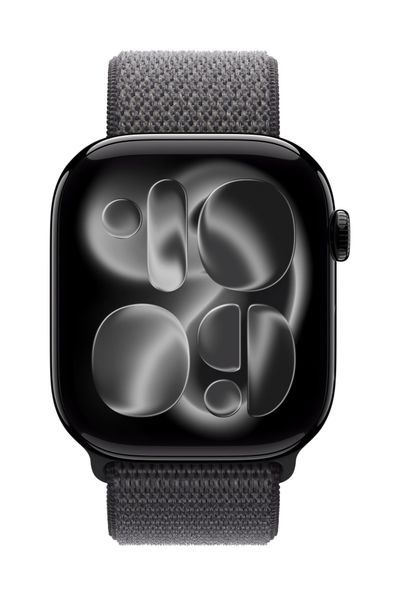 Apple MFFN4ZM/A Smart Wearable Accessories Band Dark Grey Nylon, Recycled polyester, Spandex