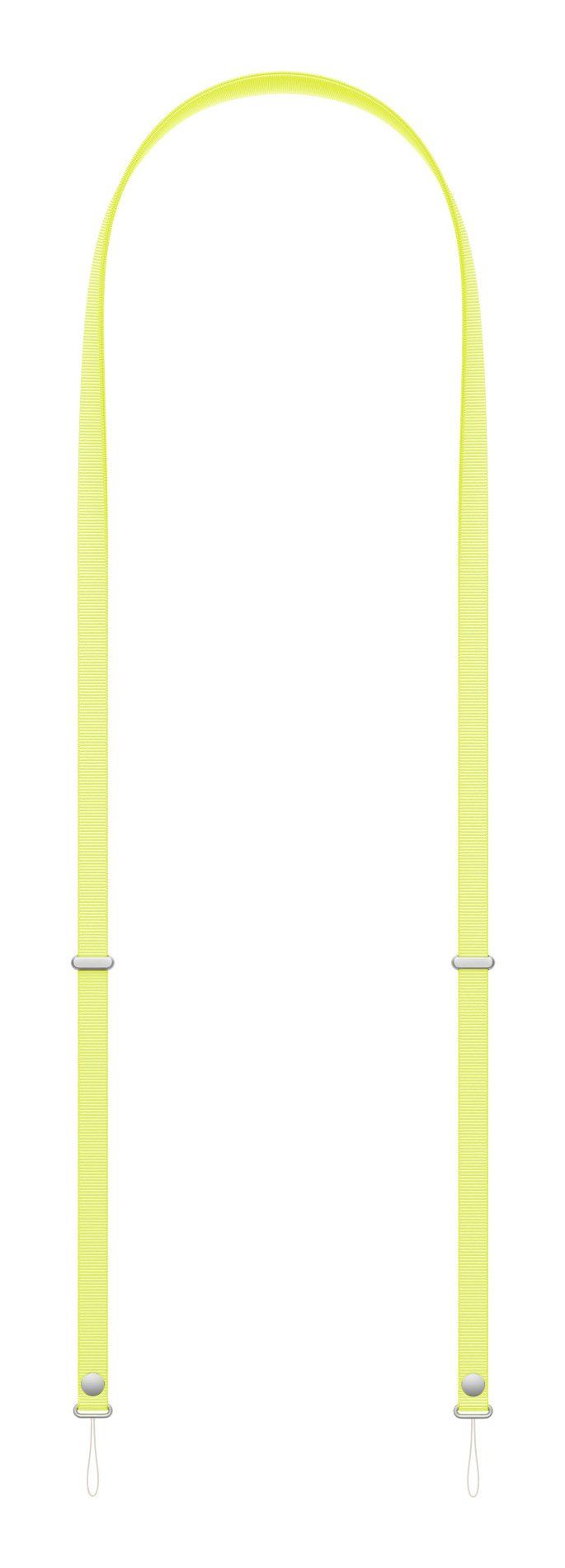 Apple Crossbody Strap - Neon Yellow - Image 1