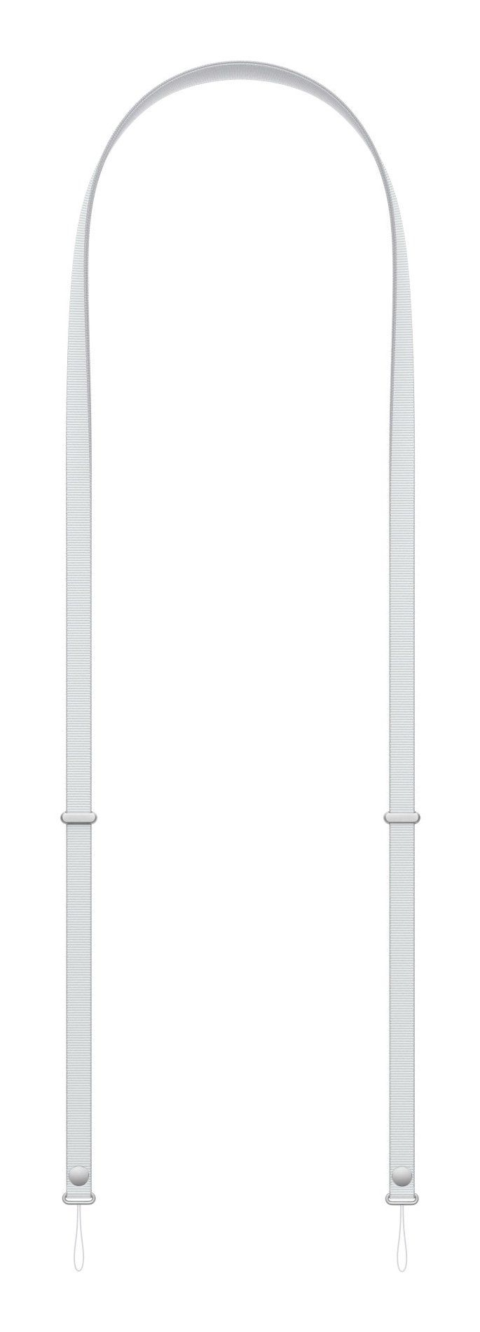 Apple Crossbody Strap - Light Grey - Image 1