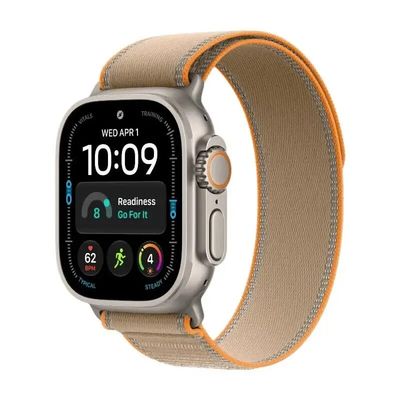 Apple Watch Ultra 4 GPS + Cellular 49mm Natural Titanium Case with Desert Alpine Loop - L - Thumbnail 2