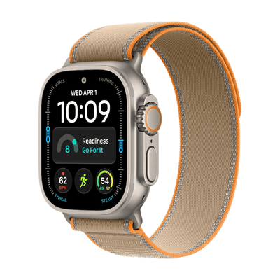 Apple Watch Ultra 4 GPS + Cellular 49mm Natural Titanium Case with Sand Trail Loop - S/M - Thumbnail 2