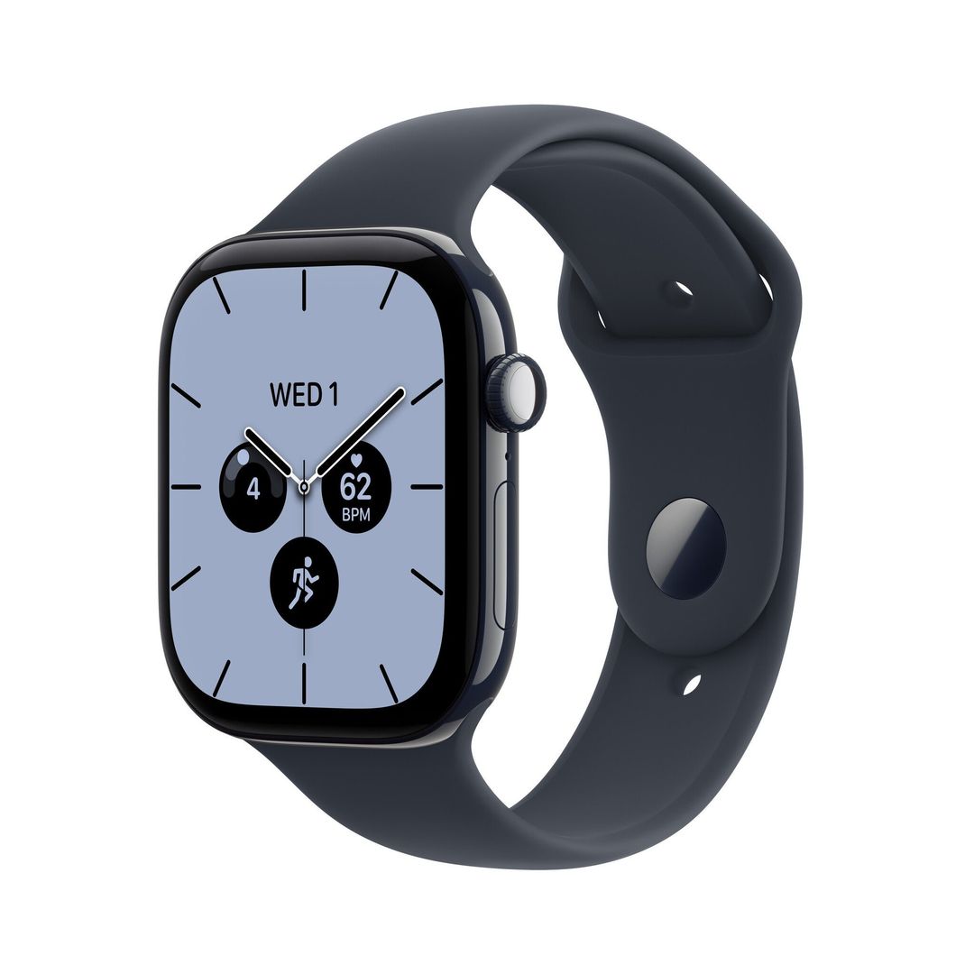 Apple Watch Series 12 GPS + Cellular 42mm Night Blue Ceramic Case with Navy Blue Sport Band - M/L - Image 1