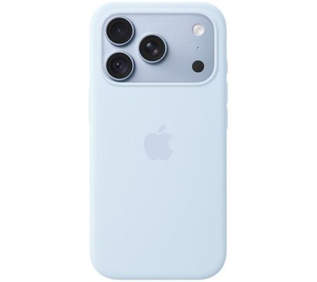 Apple iPhone 18 Pro Silicone Case with MagSafe - Crisp Blue - Thumbnail 2