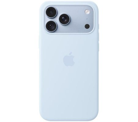 Apple iPhone 18 Pro Max Silicone Case with MagSafe - Crisp Blue - Thumbnail 2
