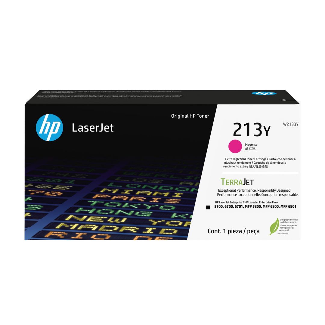 HP 213Y Extra High Yield Magenta Original LaserJet Toner Cartridge - Image 1