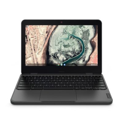 Lenovo 100e Chromebook Gen 3 Intel® Celeron® N4500 29.5 cm (11.6") HD 4 GB LPDDR4x-SDRAM 64 GB eMMC Wi-Fi 6 (802.11ax) ChromeOS UK English Grey - Thumbnail 2