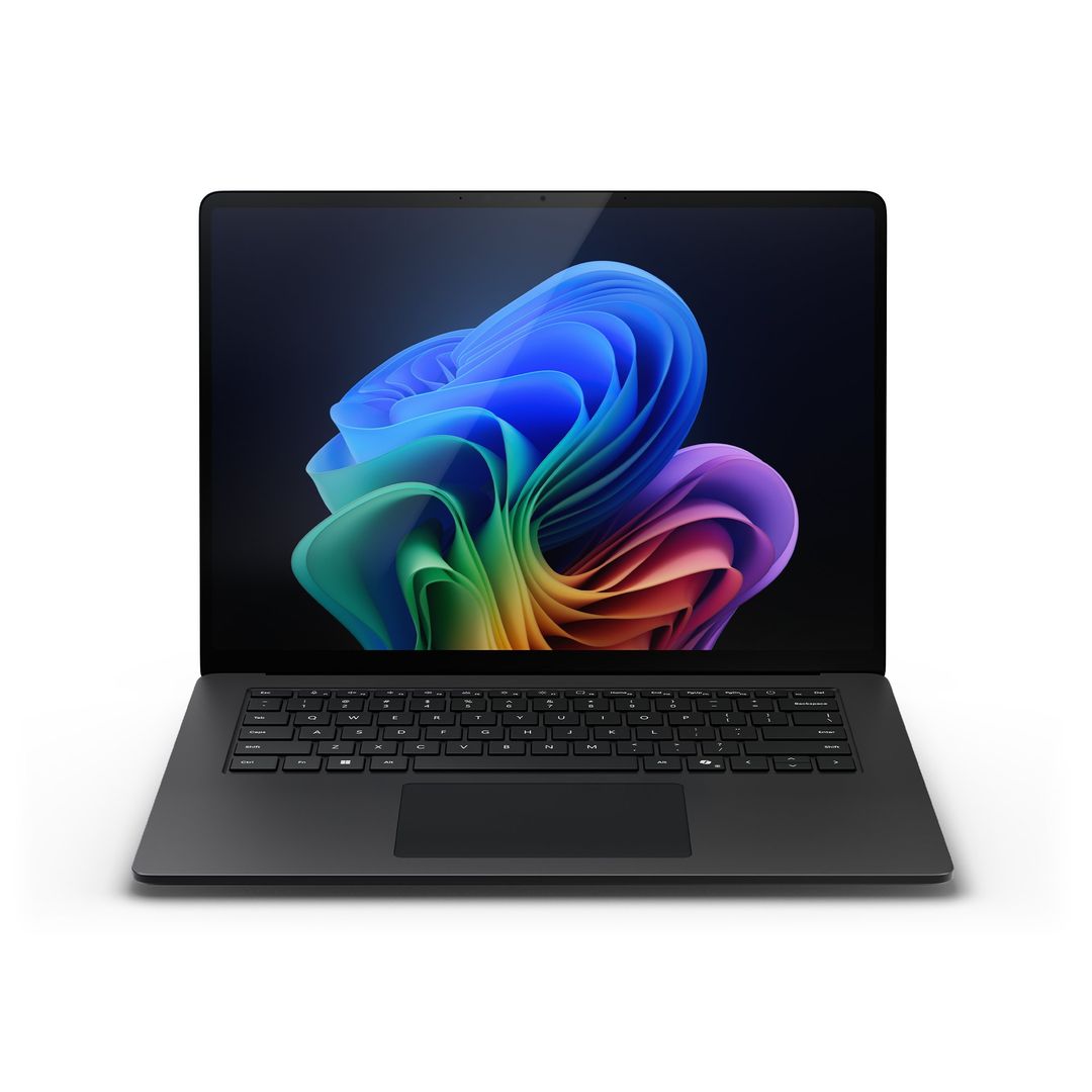 Microsoft Surface Laptop 7 Copilot+ PC Snapdragon 38.1 cm (15") Touchscreen 16 GB LPDDR5x-SDRAM 512 GB SSD Wi-Fi 7 (802.11be) Windows 11 Pro Black - Image 1