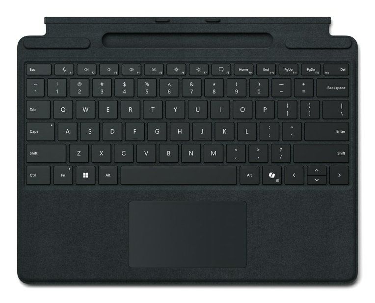 Microsoft Surface Pro Keyboard with pen storage for Business Microsoft Cover port Black - Image 1