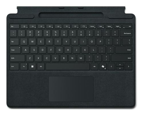 Microsoft Surface Pro Keyboard with pen storage for Business QWERTZ German Microsoft Cover port Black