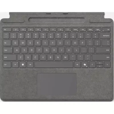 Microsoft Surface Pro Keyboard with pen storage for Business Microsoft Cover port Platinum - Thumbnail 2