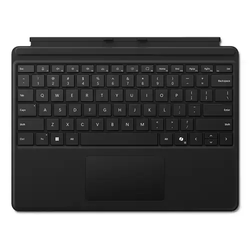 Microsoft Surface Pro Keyboard AZERTY French Microsoft Cover port Black - Image 1