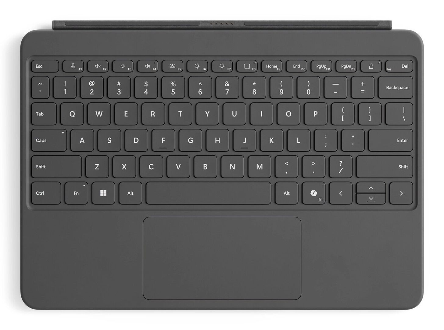 Microsoft Surface Pro 12-inch Keyboard - Slate AZERTY French Grey - Image 1