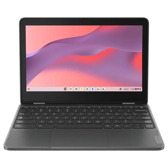Lenovo 300e Yoga Chromebook Gen 4 MediaTek Kompanio 520 29.5 cm (11.6") Touchscreen HD 8 GB LPDDR4x-SDRAM 64 GB eMMC Wi-Fi 6 (802.11ax) ChromeOS UK English Grey - Image 1