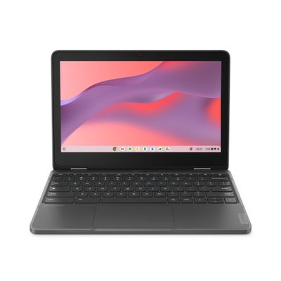Lenovo 300e Yoga Chromebook Gen 4 MediaTek Kompanio 520 29.5 cm (11.6") Touchscreen HD 8 GB LPDDR4x-SDRAM 64 GB eMMC Wi-Fi 6 (802.11ax) ChromeOS UK English Grey - Thumbnail 2