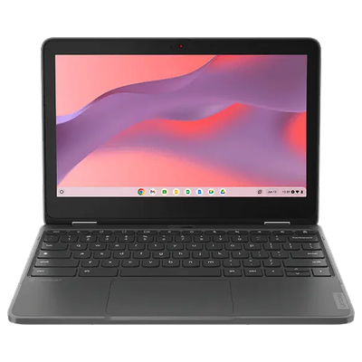Lenovo 300e Yoga Chromebook Gen 4 MediaTek Kompanio 520 29.5 cm (11.6") Touchscreen HD 8 GB LPDDR4x-SDRAM 64 GB eMMC Wi-Fi 6 (802.11ax) ChromeOS UK English Grey