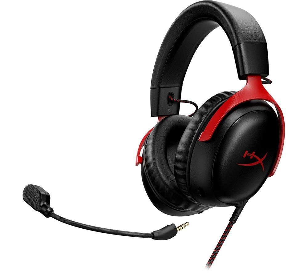 HyperX Cloud III - Gaming Headset (Black/Red) - Image 1
