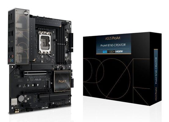 ASUS PROART B760-CREATOR Intel LGA 1700 Intel Celeron Intel Pentium Gold Intel Core i3 Intel Core i5 Intel Core... LGA 1700 DDR5-SDRAM 192 GB