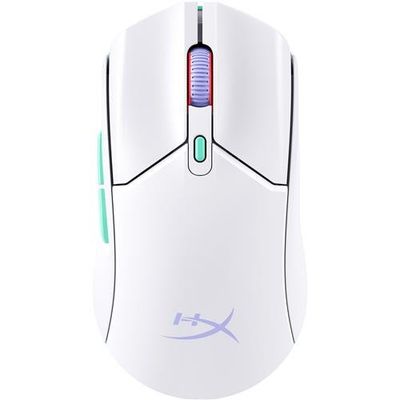 HyperX Pulsefire Haste 2 Core Wls - Gaming Mouse (Wht/Grn/Pur)