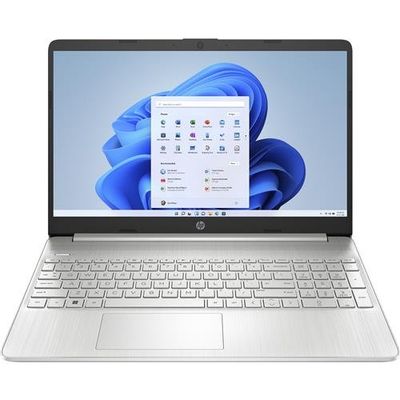 HP 15s-fq5021na Intel® Core™ i5 i5-1235U Laptop 39.6 cm (15.6") Full HD 8 GB DDR4-SDRAM 256 GB SSD Wi-Fi 5 (802.11ac) Windows 11 Home Silver