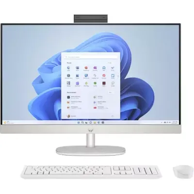 HP 27-cr1003na Intel Core Ultra 7 155U 68.6 cm (27") 1920 x 1080 pixels All-in-One PC 8 GB DDR5-SDRAM 512 GB SSD Windows 11 Home Wi-Fi 6 (802.11ax) White - Thumbnail 2