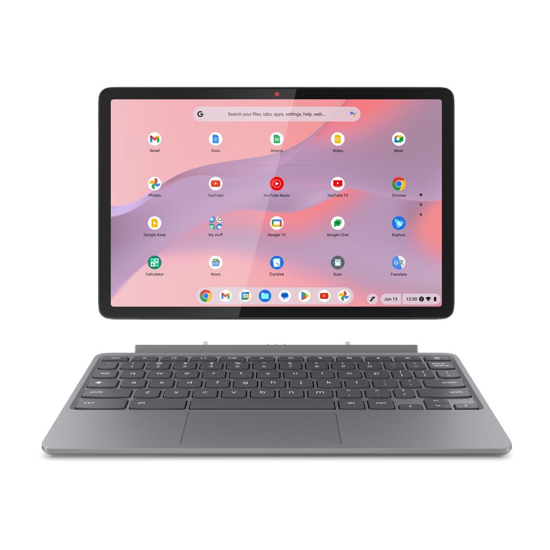 Lenovo Chromebook Duet 11M889 MediaTek 838 27.8 cm (10.9") Touchscreen WUXGA 8 GB LPDDR4x-SDRAM 128 GB eMMC Wi-Fi 6 (802.11ax) ChromeOS UK English Grey - Image 1