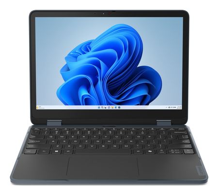 Lenovo 500w 2-in-1 Gen 5 Intel N N150 Hybrid (2-in-1) 31 cm (12.2") Touchscreen WUXGA 8 GB LPDDR5-SDRAM 128 GB SSD Wi-Fi 6E (802.11ax) Windows 11 Pro English Grey - Thumbnail 2