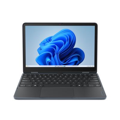 Lenovo 300w 2-in-1 Gen 5 Intel N N150 Hybrid (2-in-1) 29.5 cm (11.6") Touchscreen HD 8 GB LPDDR5-SDRAM 128 GB UFS Wi-Fi 6E (802.11ax) Windows 11 Pro English Grey - Thumbnail 2