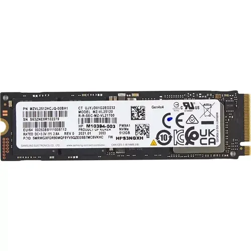 HP 512GB PCIe-4x4 NVMe Solid State Drive - Image 1