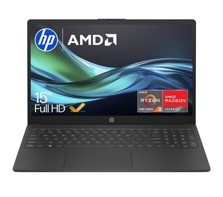 HP 15-fc0536sa AMD Ryzen 3 7320U Laptop 39.6 cm (15.6") Full HD 8 GB LPDDR5-SDRAM 256 GB SSD Wi-Fi 6 (802.11ax) Windows 11 Home Black - Thumbnail 2