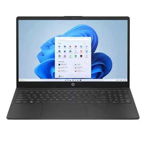 HP 15-fd0060na Intel Core i3 i3-N305 Laptop 39.6 cm (15.6") Full HD 4 GB DDR4-SDRAM Wi-Fi 6 (802.11ax) Windows 11 Home in S mode Black - Image 1