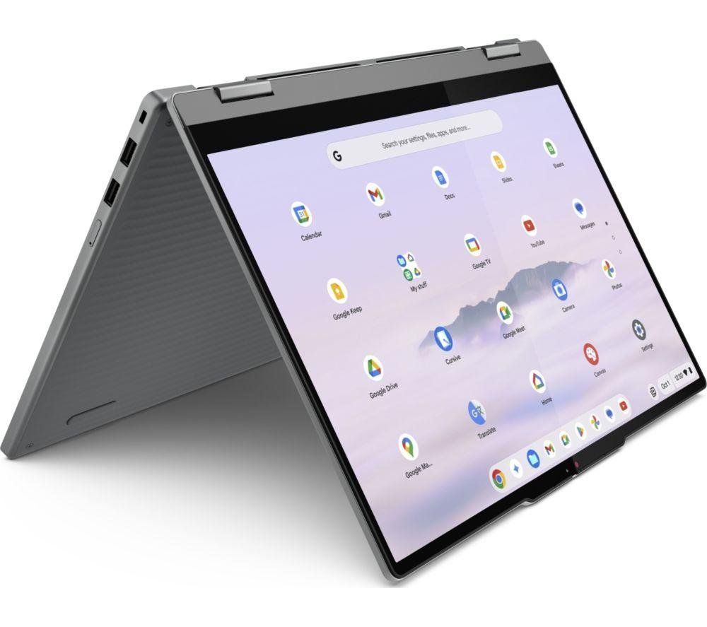 Lenovo Chrome 2in1 14ITN10 Intel Core 3 N355 Chromebook 35.6 cm (14") Touchscreen WUXGA 8 GB LPDDR5-SDRAM 128 GB UFS Wi-Fi 6E (802.11ax) ChromeOS English Grey - Image 1