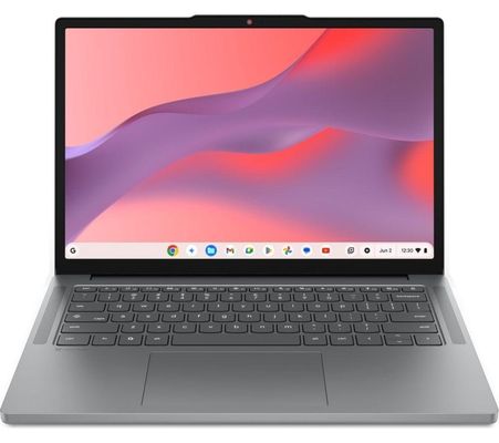 Lenovo Chrome 14M8911 MediaTek Kompanio 540 Chromebook 35.6 cm (14") WUXGA 4 GB LPDDR5x-SDRAM 128 GB UFS Wi-Fi 7 (802.11be) ChromeOS English Grey