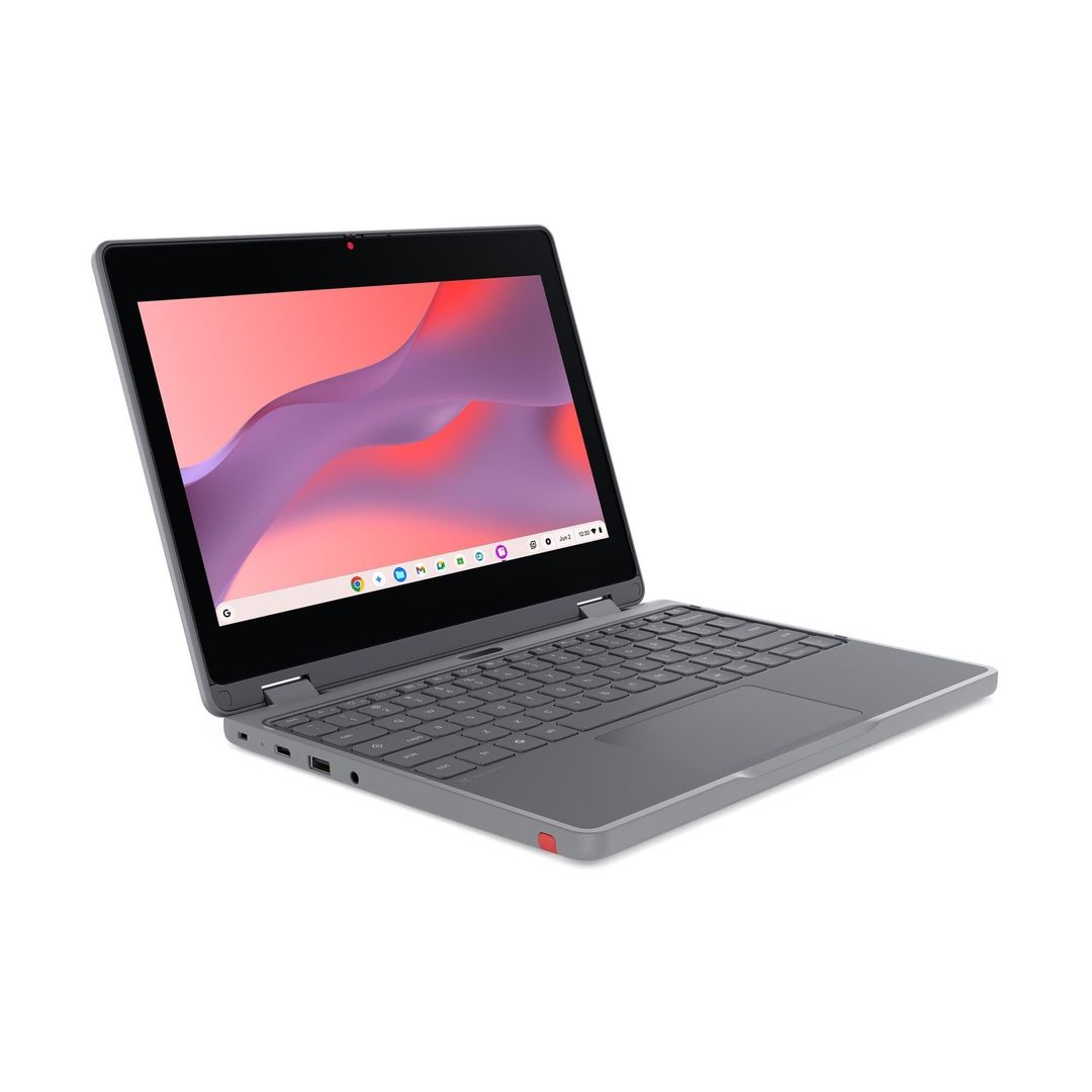 Lenovo Chrome 500e 2in1 G5 M89 MediaTek Kompanio 540 Chromebook 29.5 cm (11.6") Touchscreen HD 8 GB 64 GB UFS Wi-Fi 6E (802.11ax) ChromeOS English Grey - Image 1