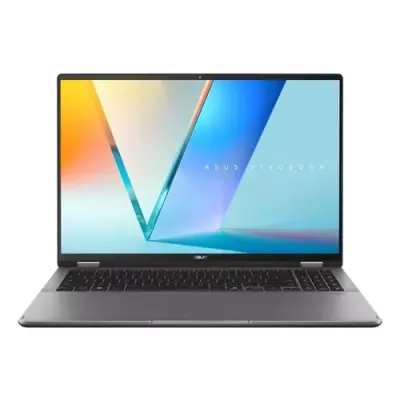ASUS Vivobook 16 Flip TP3607SH-RJ028W Copilot+ PC Intel Core Ultra 7 256V Hybrid (2-in-1) 40.6 cm (16") Touchscreen 3K 16 GB LPDDR5x-SDRAM 1 TB SSD NVIDIA GeForce RTX 5050 Wi-Fi 7 (802.11be) Windows 11 Home Black Grey