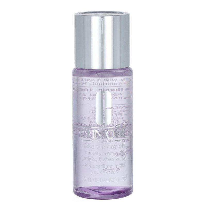 Clinique Mini Take The Day Off Makeup Remover for Lids, Lashes and Lips 50ml - Image 1